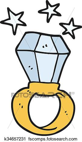 272x470 Clipart Of Cartoon Huge Engagement Ring K34657231