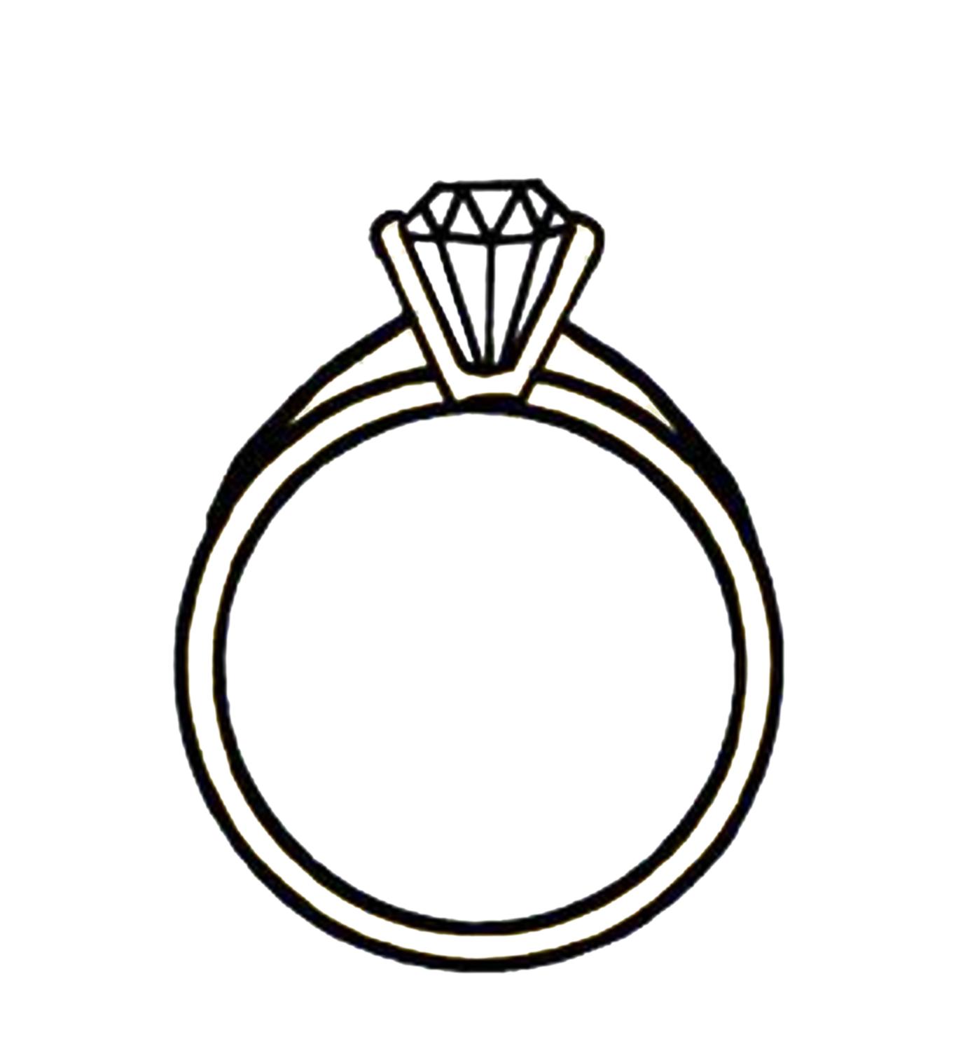 1375x1500 Awesome Diamond Ring Silhouette Jewellry's Website