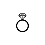 190x190 Wedding Ring Vector Related Images Of Engagement Ring Icon Stock