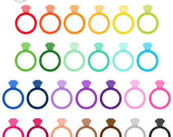 340x270 Rainbow Diamond Ring Etsy