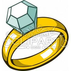 236x236 Cartoon Diamond Ring Wedding, Promise, Diamond, Engagement Rings