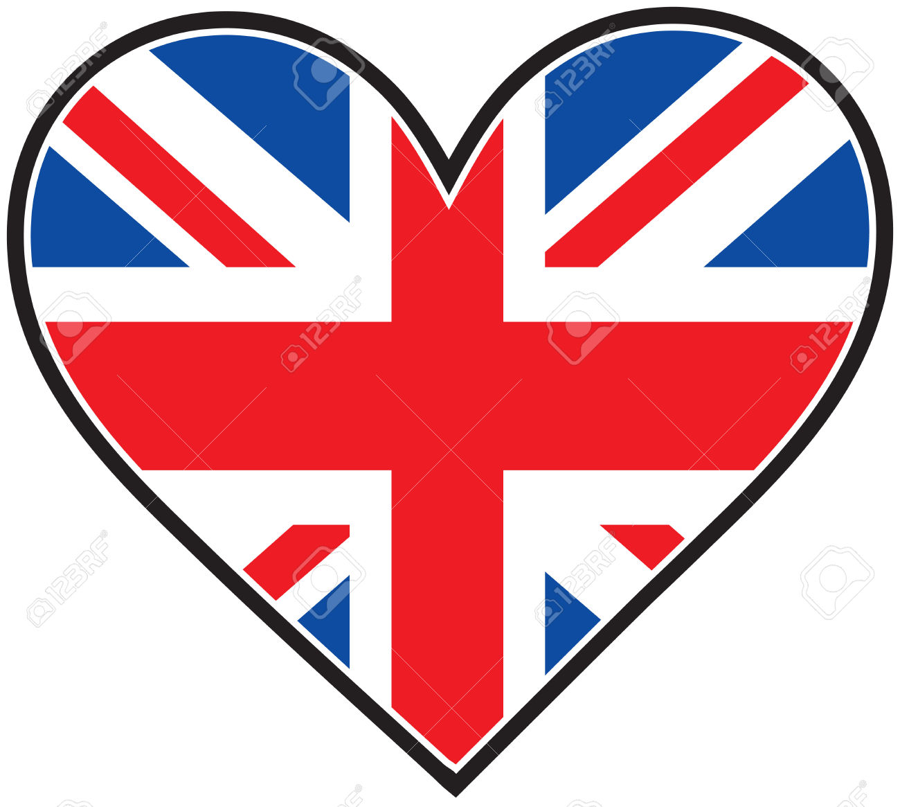 1300x1165 British Flag Clipart Enlish