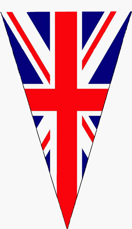 450x780 Union Jack Flag Bunting Clip Art