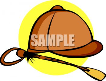 350x268 Royalty Free Clip Art Image English Style Riding Helmet