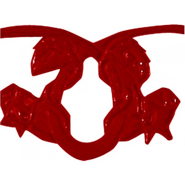 600x600 Decorative Concrete Stamp English Rose Border Art