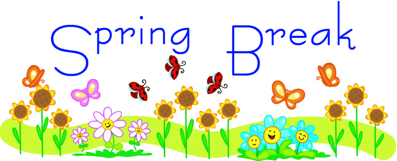800x324 School Spring Break Clip Art 8