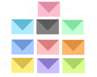 340x270 Envelope Clip Art Etsy