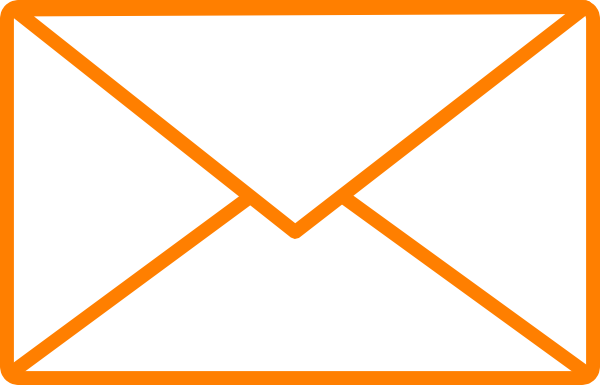 600x385 Orange Envelope Clip Art