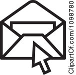 153x150 Mail Black And White Clipart