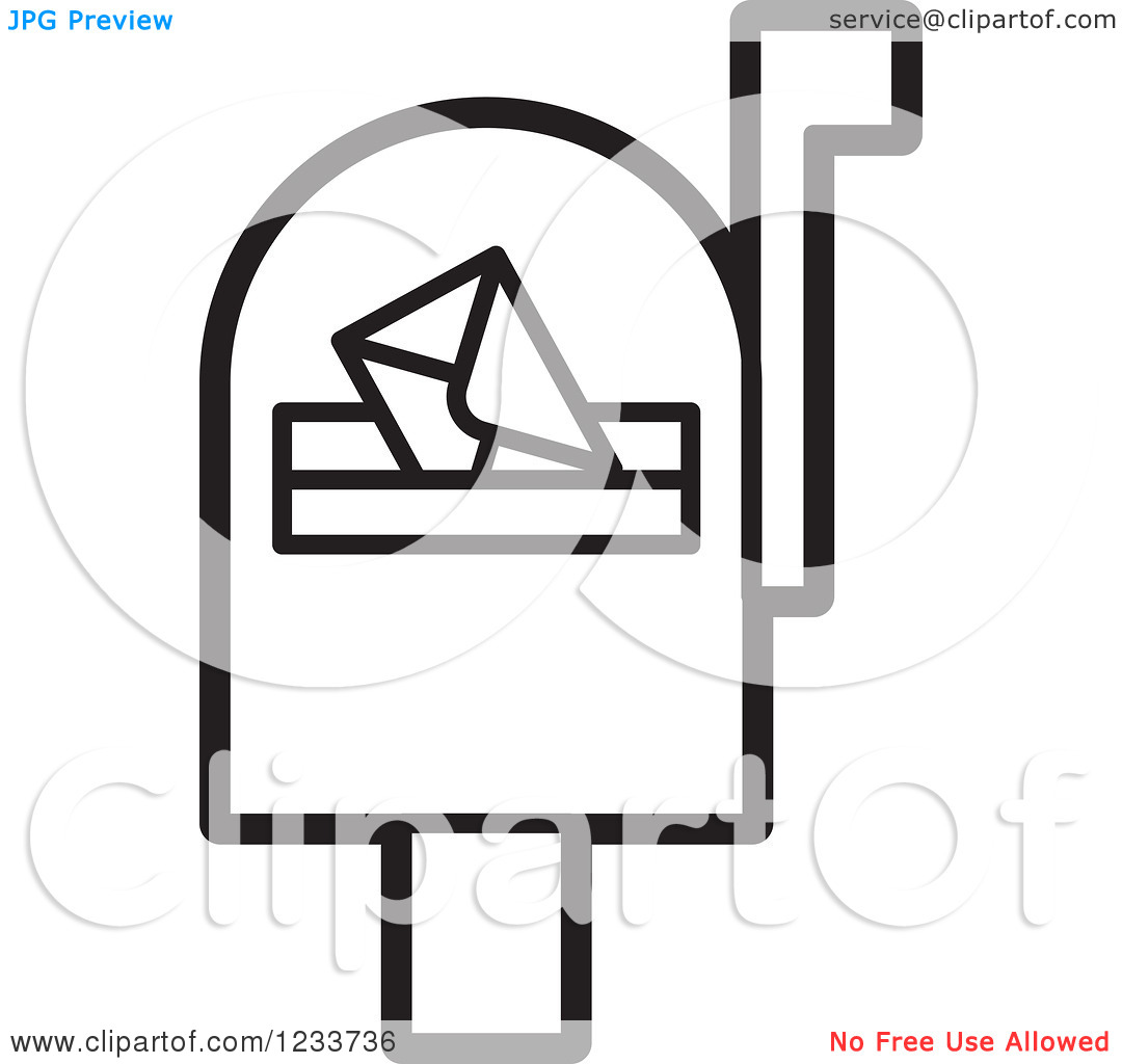 1080x1024 Post Office Black And White Clipart