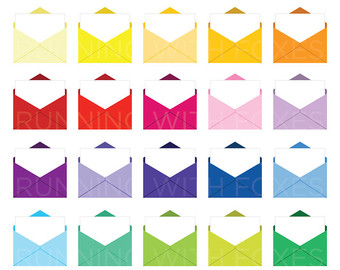 340x270 Envelope Clip Art Etsy