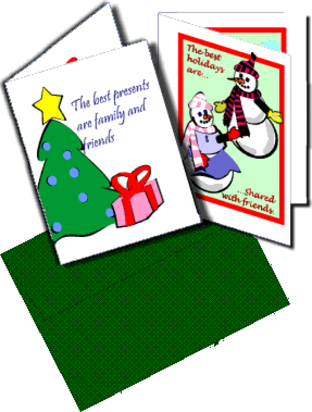 640x845 Christmas Envelope Clipart