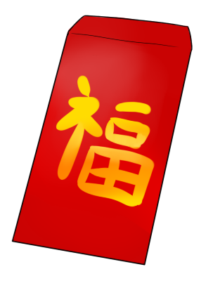 303x400 Free Red Envelope Clip Art