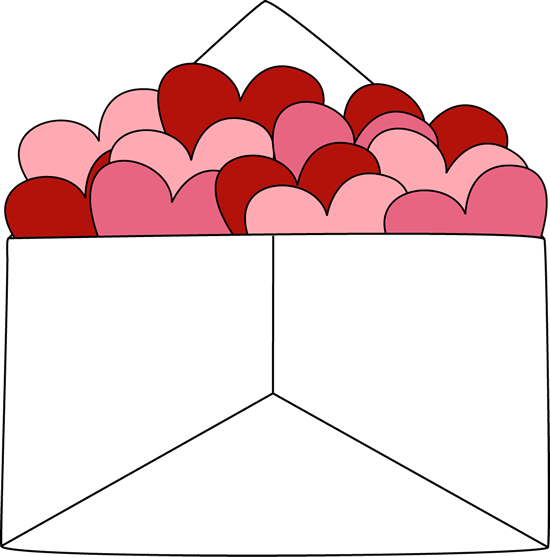 550x557 Valentine's Day Clipart Envelope