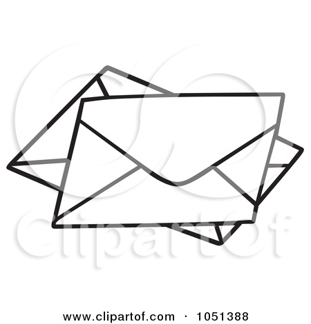 450x470 Letter Outline Clipart 1