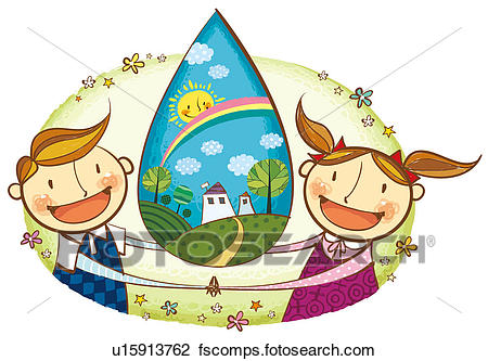 450x333 Clip Art Of Portrait Of Children Holding Eachother Hand With Clean