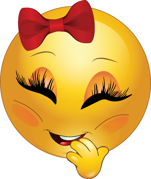 512x605 Embarrassed Woman Face Shy Smiley Emoticon Clipart I2clipart