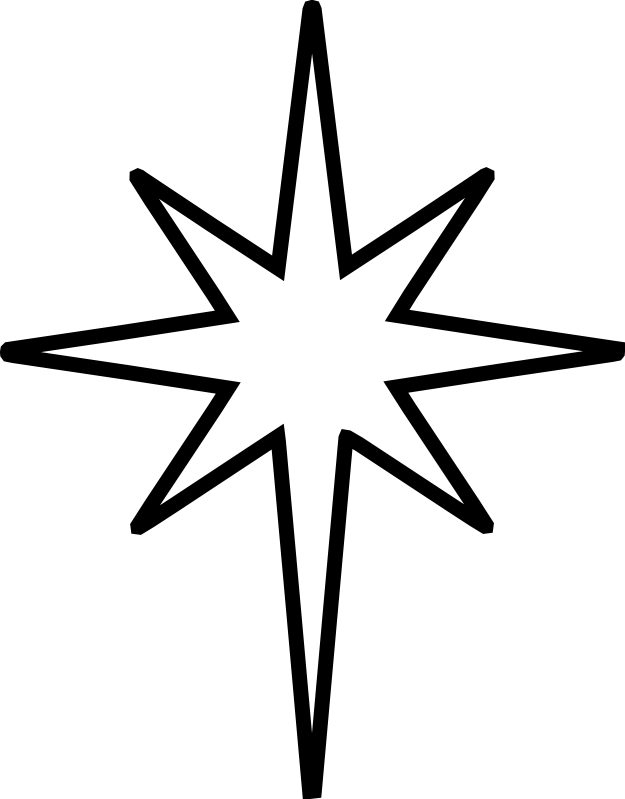 625x799 Star Of Bethlehem Clipart