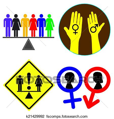 450x470 Clipart Of Equal Rights K21429992