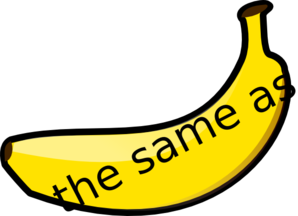 298x216 Banana Maths Vocabulary The Same As Clip Art