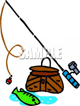 266x350 Royalty Free Clip Art Image Fishing Equipment