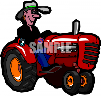 350x332 Royalty Free Tractor Clip Art, Farm Equipment Clipart