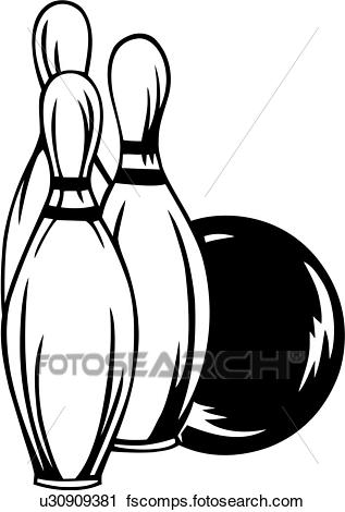 317x470 Clipart Of , Ball, Bowl, Bowling, Equipment, Pin, Sport, U30909381