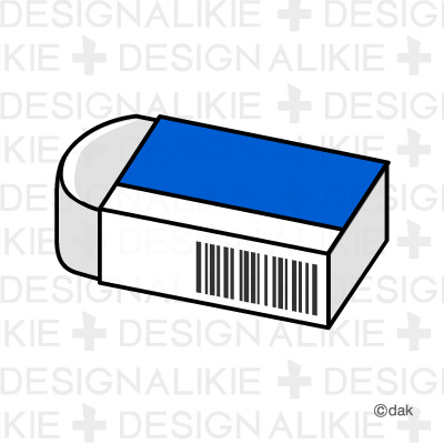400x400 Eraser Clipart