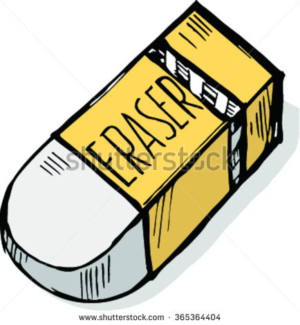 434x470 Yellow Clipart Eraser