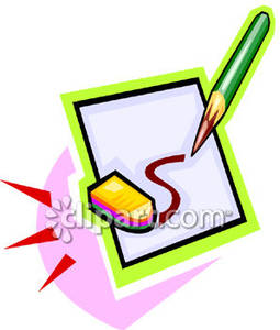 255x300 Paper Clipart Pencil Eraser