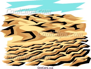 300x226 Land Erosion Vector Clip Art