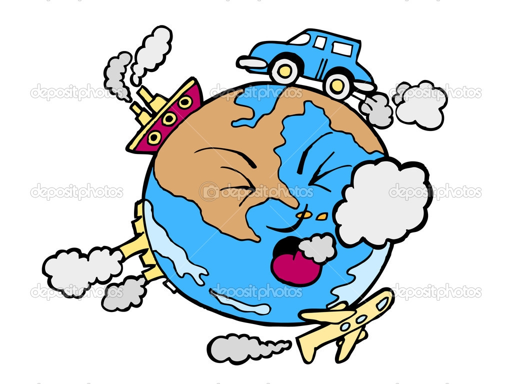 1024x768 Air Pollution Clipart