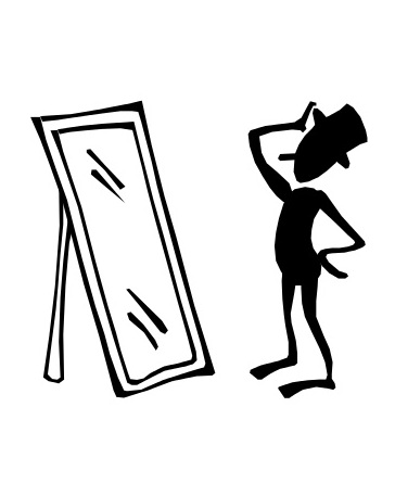 364x445 Reflective Writing Clipart