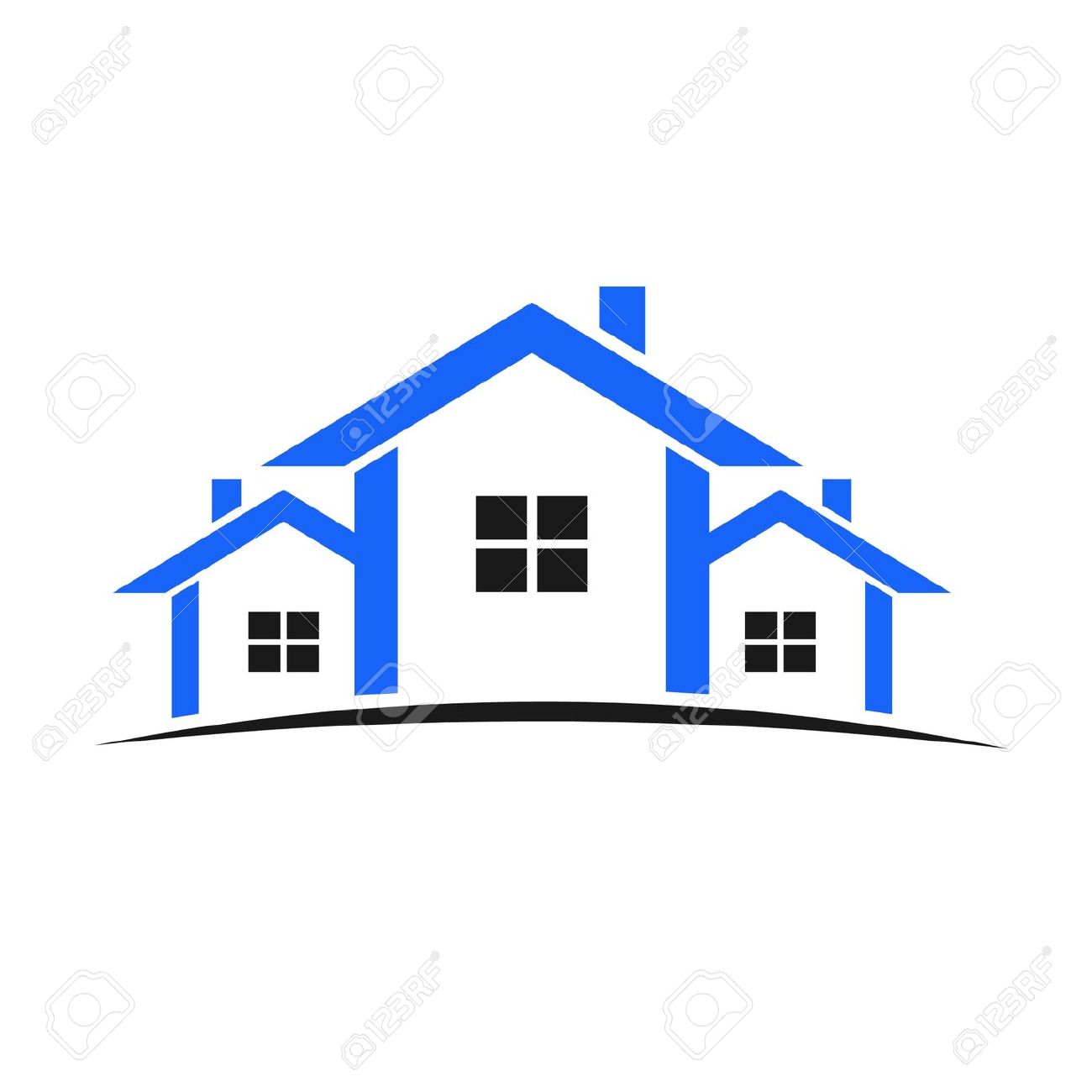 1300x1300 Rooftop Clipart Building Outline