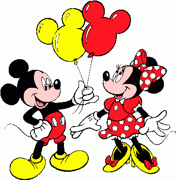 363x371 Mickey And Minnie Clipart