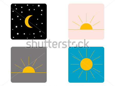 450x337 Morning And Night Clipart
