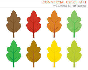 340x270 Leaves Clip Art Etsy