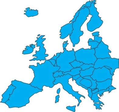391x368 Europe Map Free Vector Download (2,728 Free Vector) For Commercial