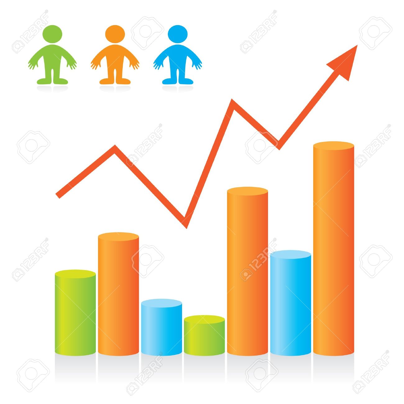 1300x1300 Business Clipart Graph