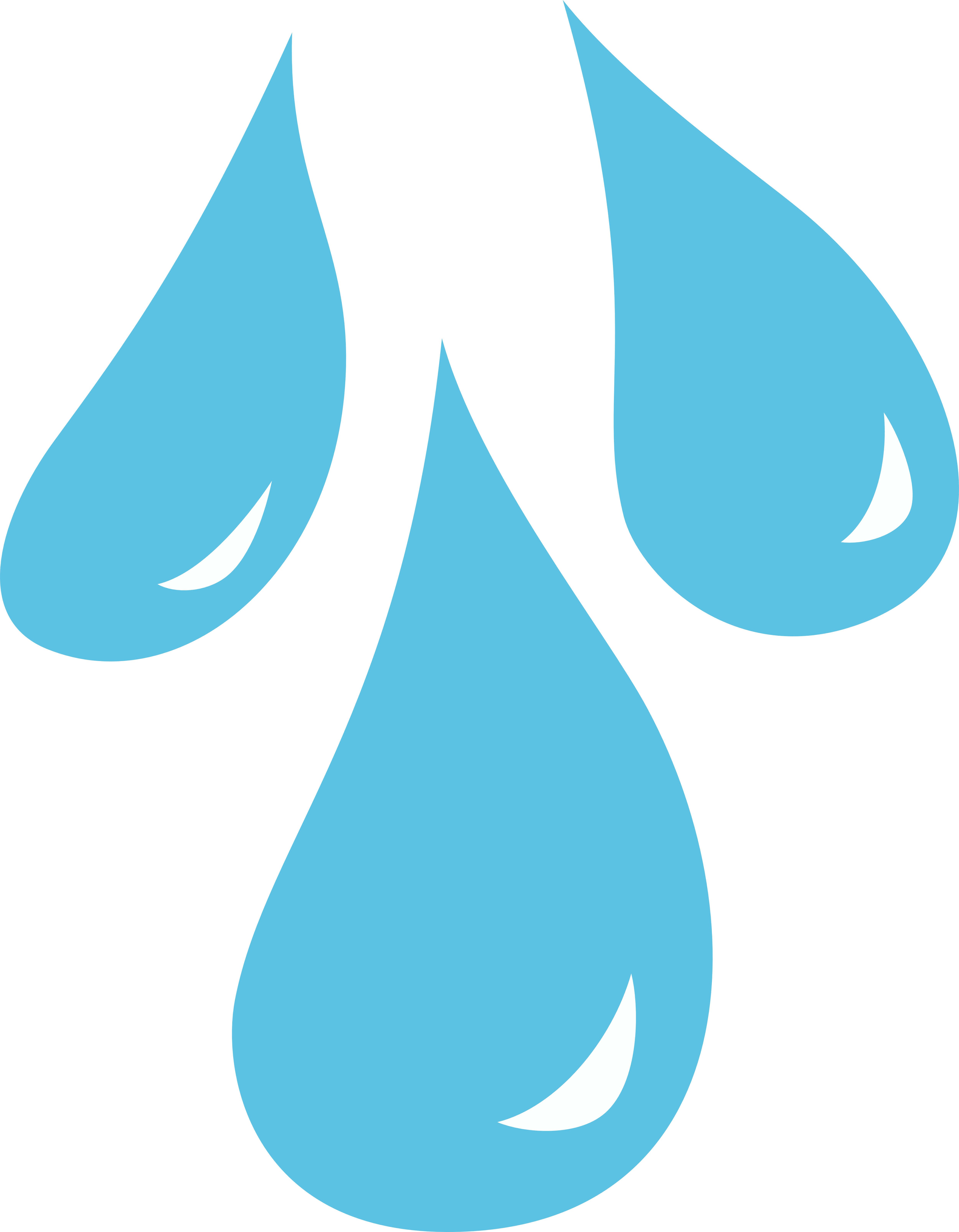 5000x6426 Water Droplet Clipart