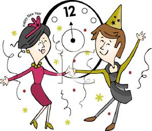 300x259 New Year's Eve Dance Clip Art