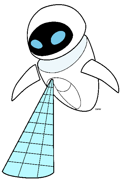 404x606 Wall E And Eve Clip Art Cliparts