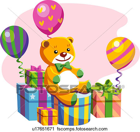 450x427 Clipart Of Teddy Bear, Event, Goods, Thing, Gift U17651671
