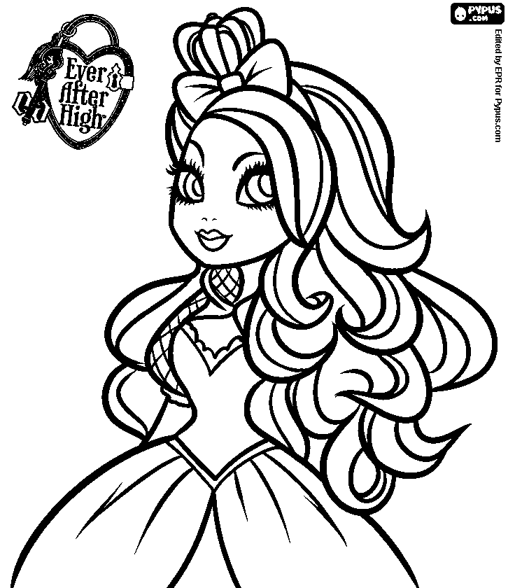 Ever After High Coloring Pages | Free download on ClipArtMag