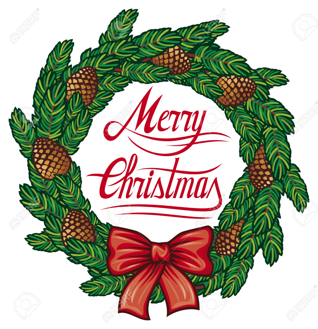 1257x1300 Wreath Clipart Evergreen Garland