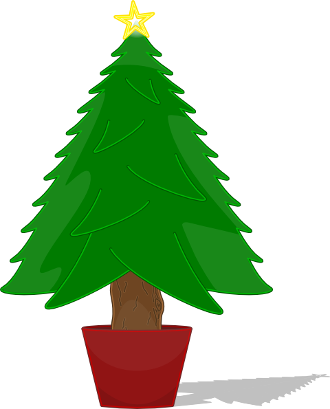 480x595 Elkbuntu Glossy Christmas Tree Clip Art