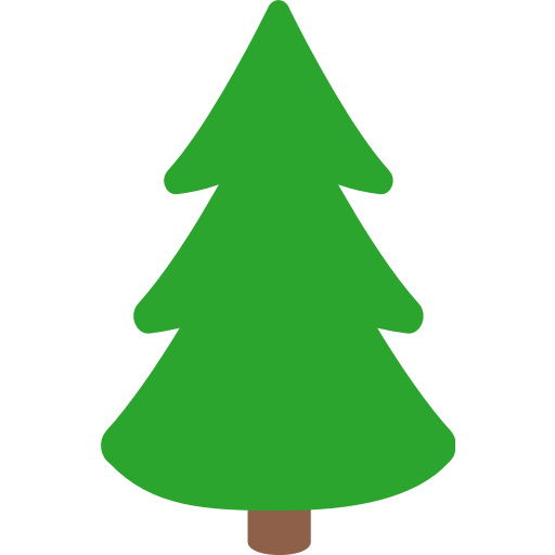 512x512 Evergreen Tree Emoji For Facebook, Email Amp Sms Id  12469