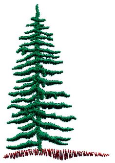 236x333 Evergreen Trees Embroidery Design Cascadia Pillow