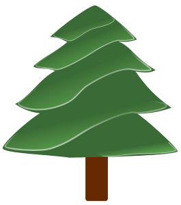 265x300 Evergreen Clip Art Download