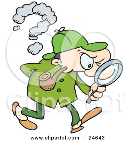 450x470 Sherlock Holmes Clipart Question Mark